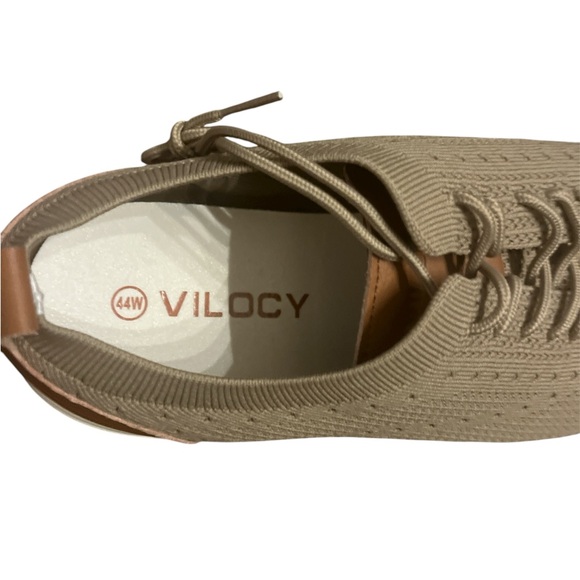 Men's Beige Knit Sneakers - Picture 4 of 5